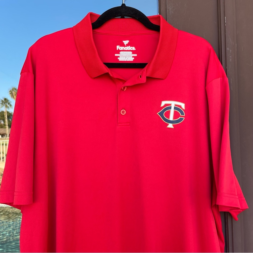 Fanatics * Minnesota Twins * Red Polo XXL